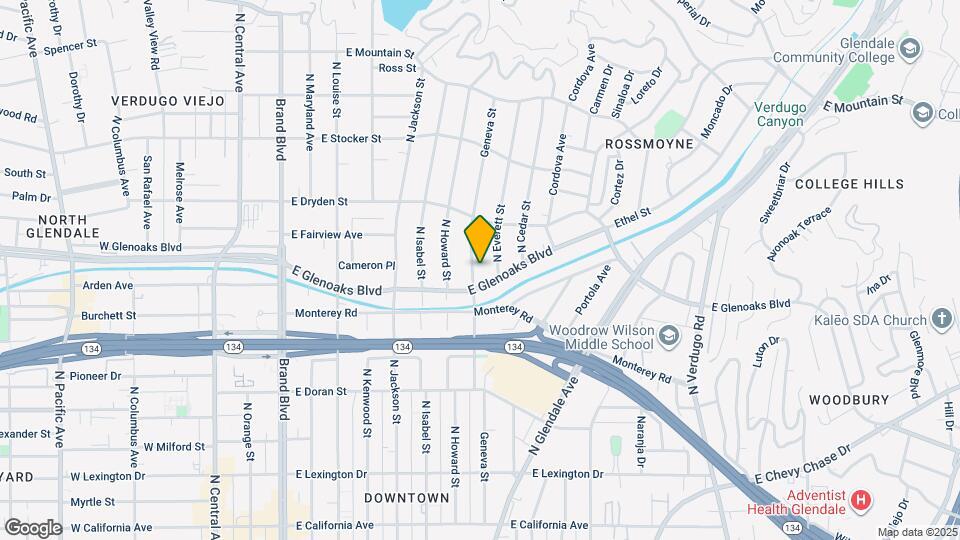 914 Geneva St Map and Location Details