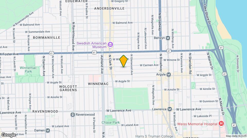 1437 W Carmen Ave, Unit 2s Map and Location Details
