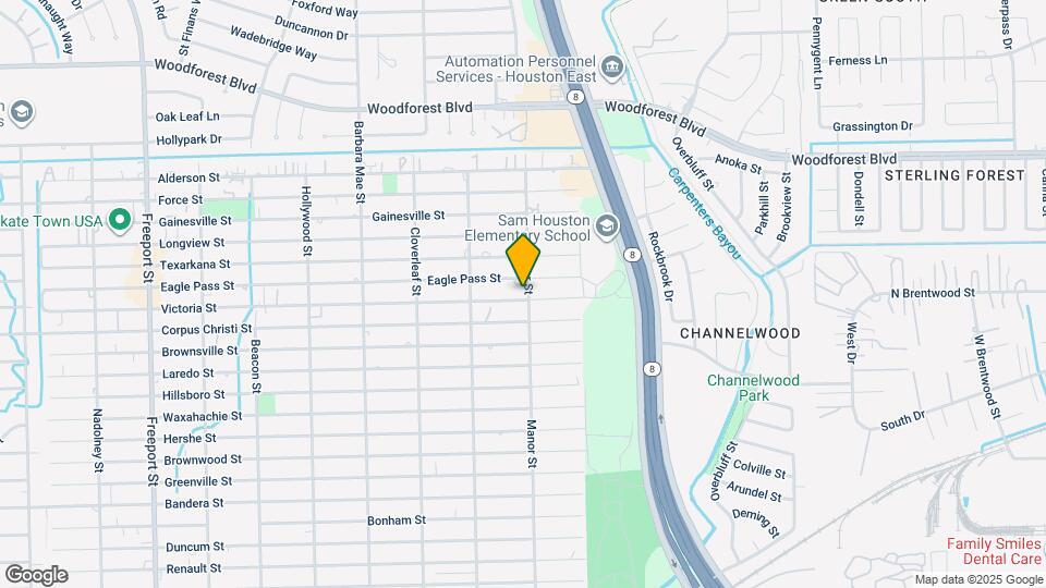 718 Manor St Map and Location Details