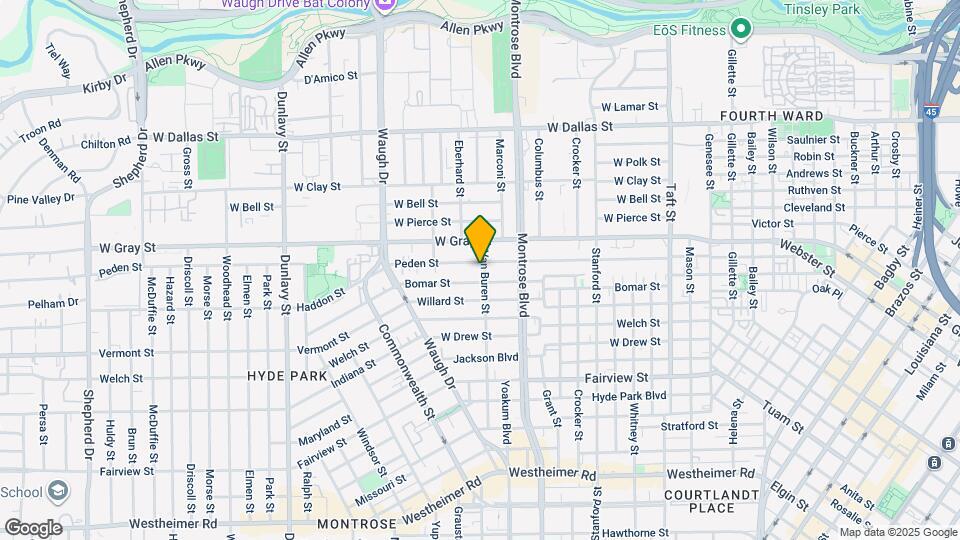 1714 Van Buren St Map and Location Details