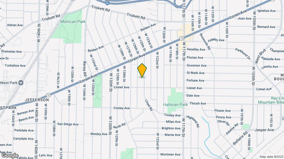 3510 W 125th St Map and Location Details