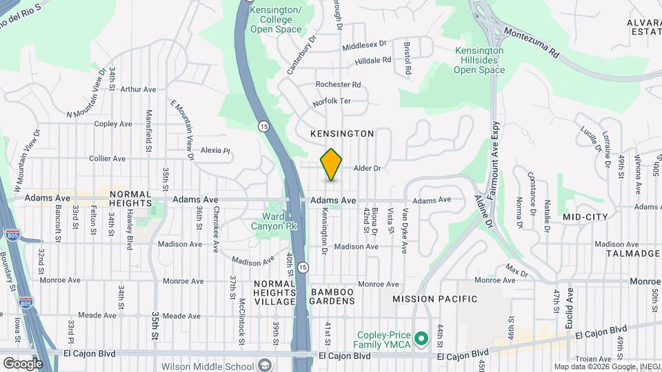 4725 Kensington Dr Mapa y Detalles de la Ubicación
