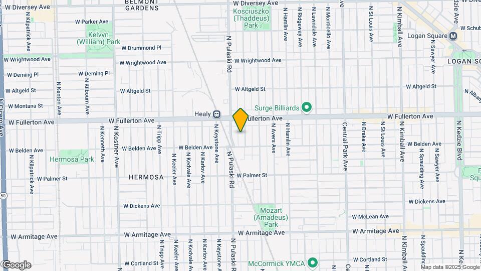 2324 N Harding Ave Map and Location Details