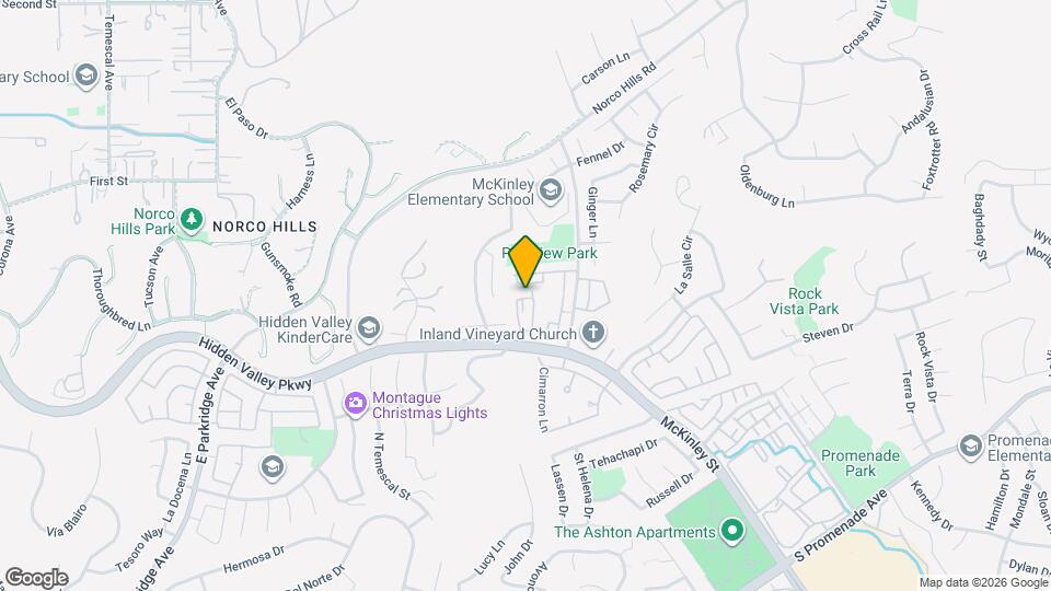 1035 La Terraza Cir Map and Location Details