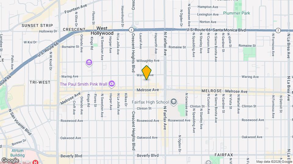 729 N Edinburgh Ave, Unit 3/4 Mapa y Detalles de la Ubicación