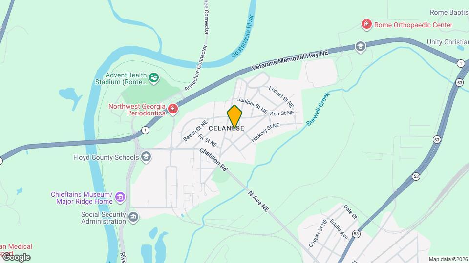 7 Green St NE Map and Location Details