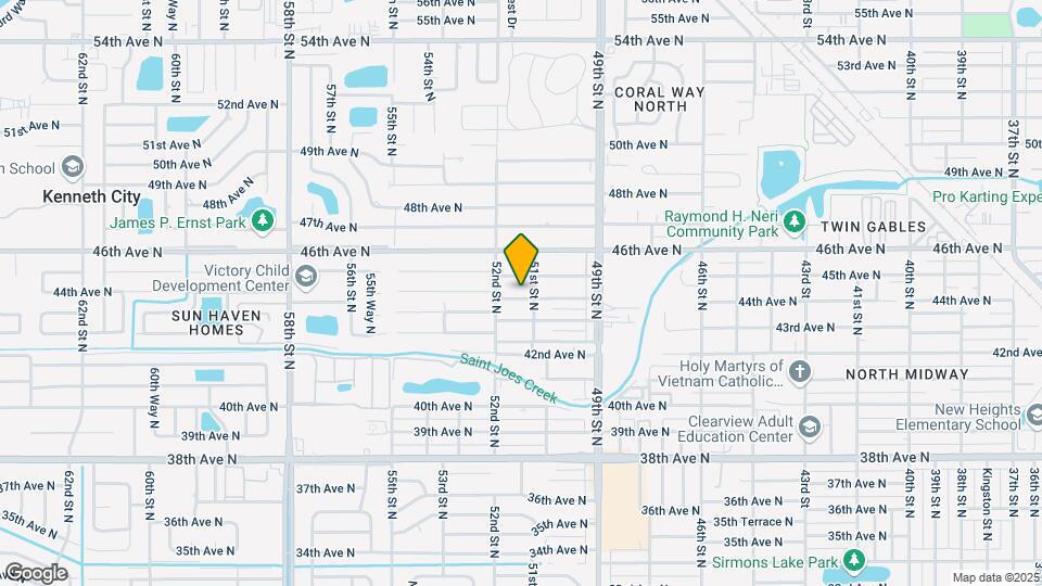 5121 44th Ave N Map and Location Details