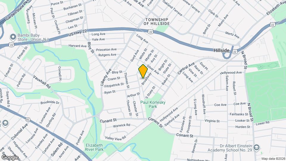 1222 Broadway Map and Location Details