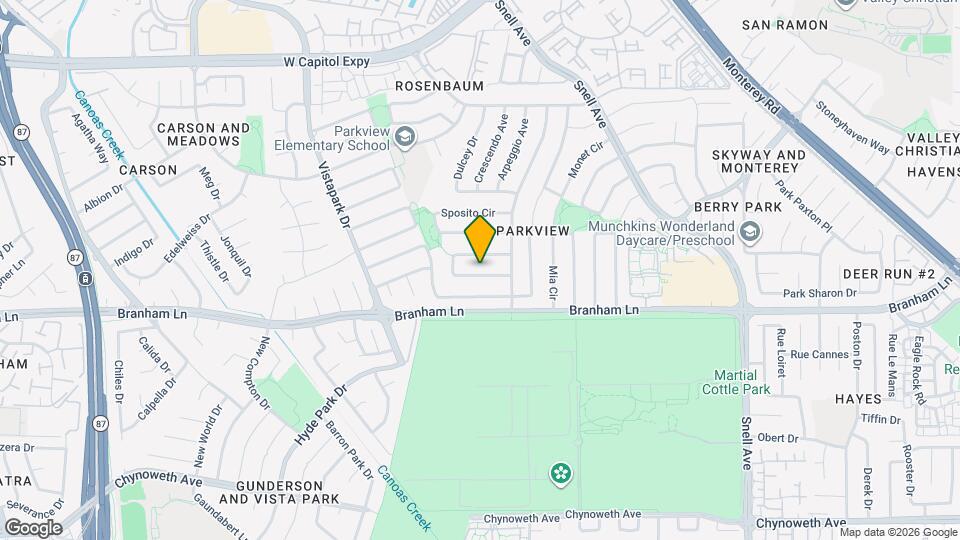 319 Lassenpark Cir Map and Location Details