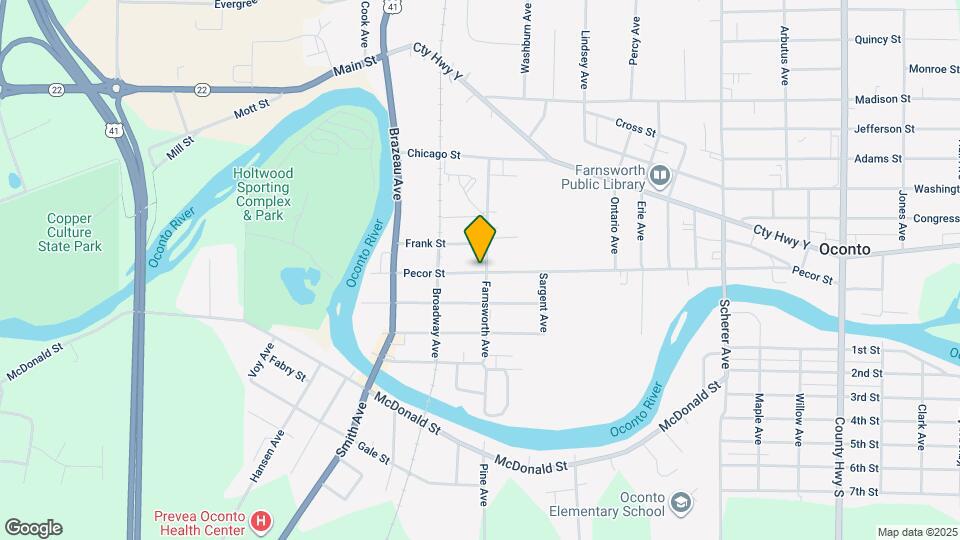 341 Pecor St Map and Location Details