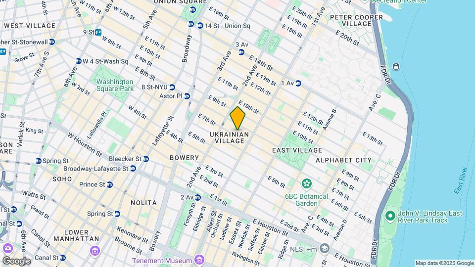 67 E 7th St Mapa y Detalles de la Ubicación