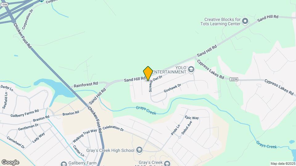 931 Screech Owl Dr Map and Location Details