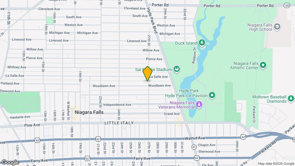 2498 Woodlawn Ave Map and Location Details