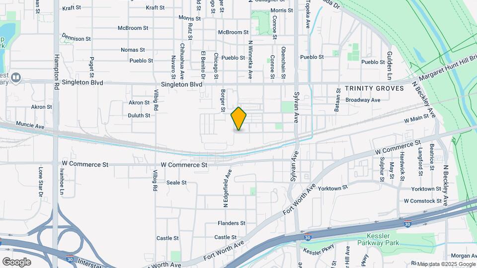 1122 Muncie Ave Map and Location Details