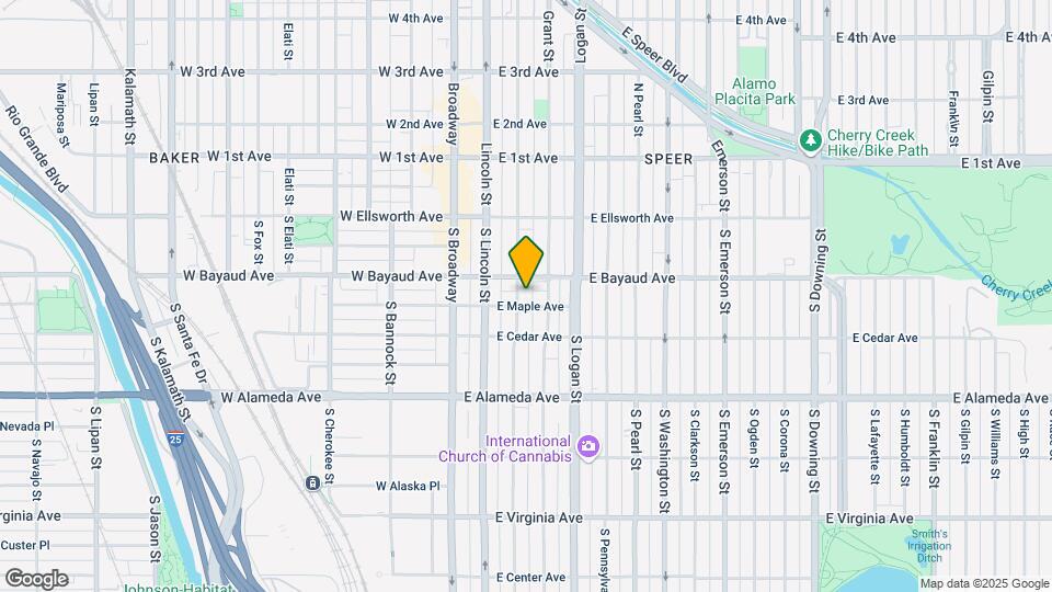 124 S Sherman St-Unit -Sherman St Upstairs Map and Location Details