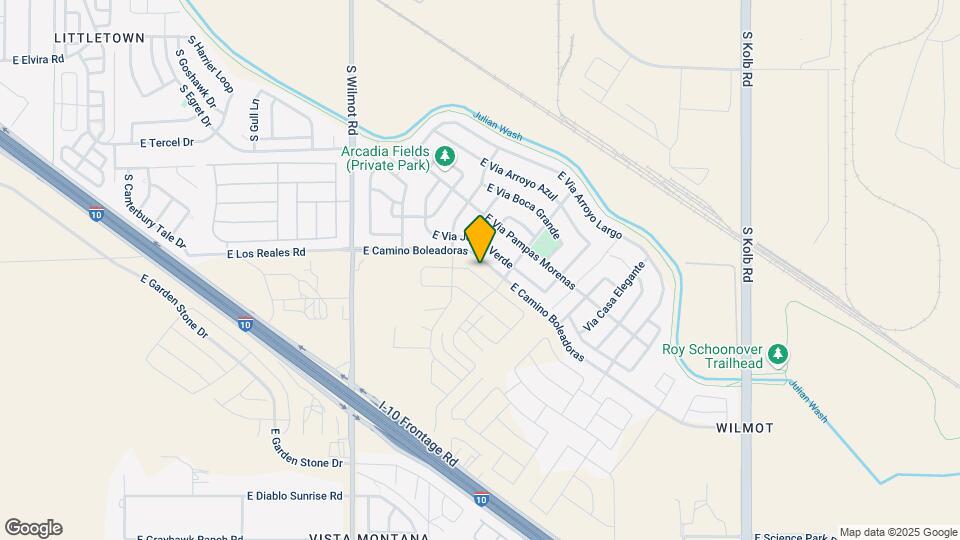 6537 E Paseo Alga Map and Location Details