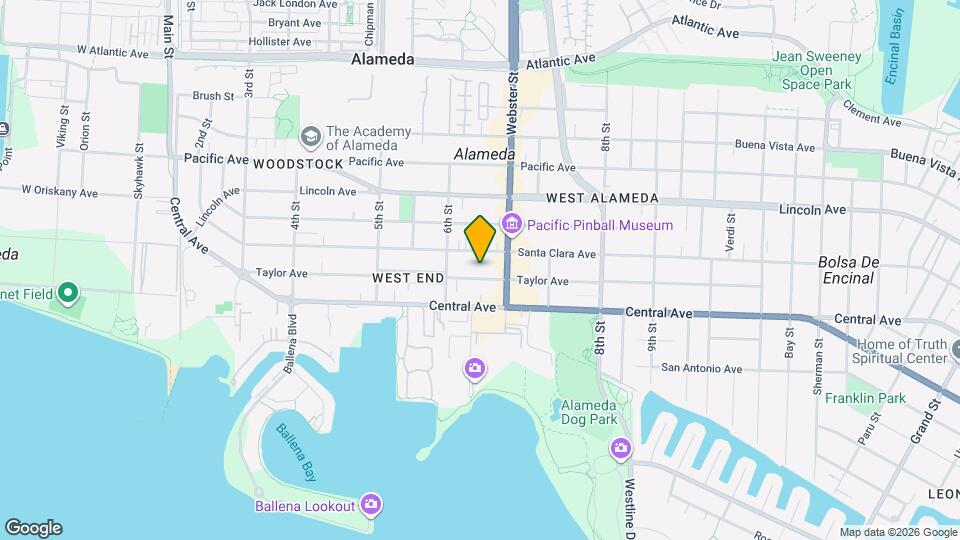 633 Taylor Ave Mapa y Detalles de la Ubicación