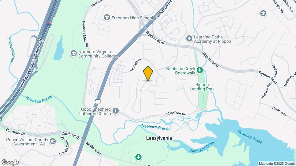 15611 Horseshoe Ln Map and Location Details