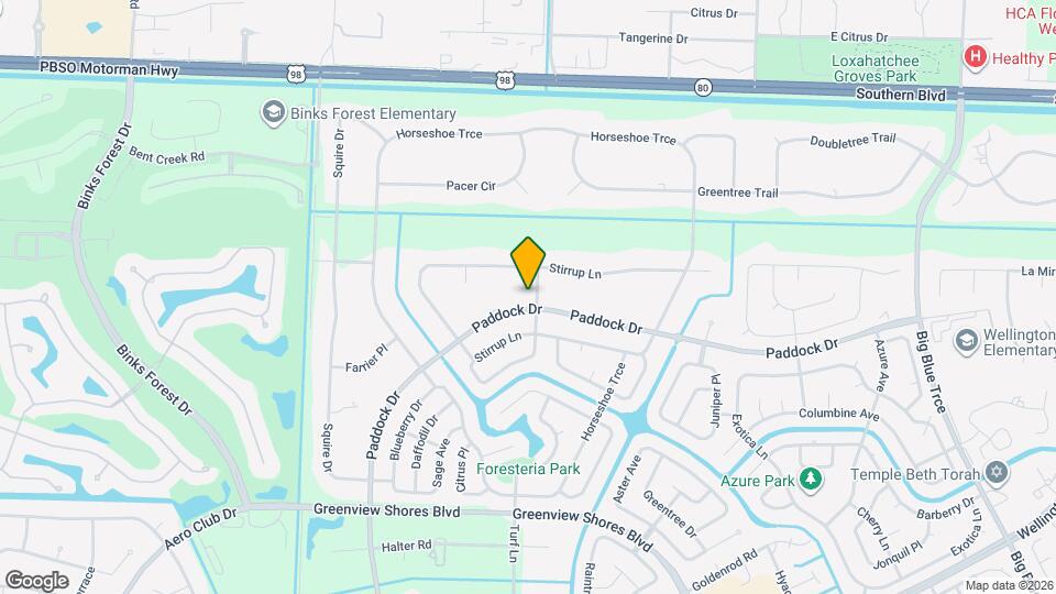 14471 Paddock Dr Map and Location Details