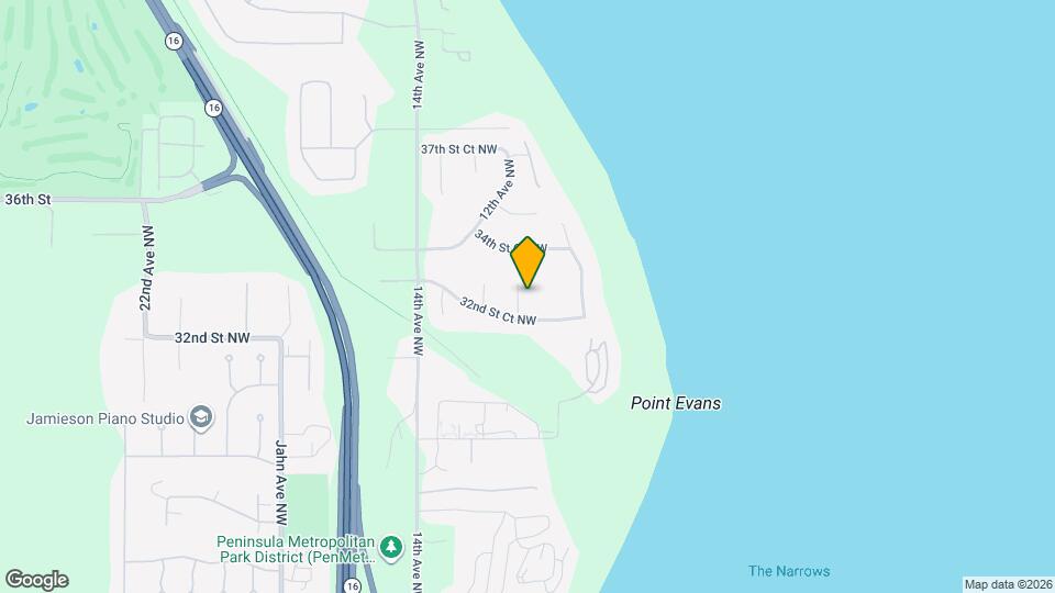 3307 11th Ave Ct NW Map and Location Details