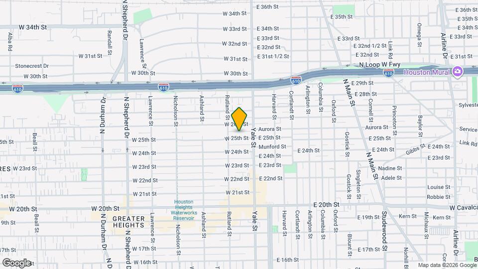 229 W 25th St Map and Location Details