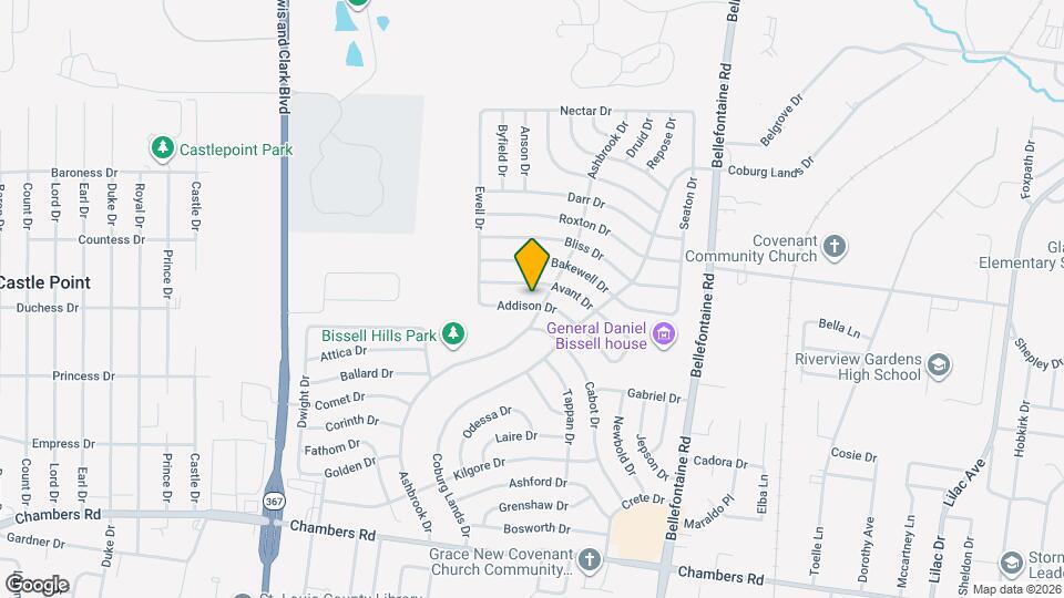 1213 Addison Dr Map and Location Details