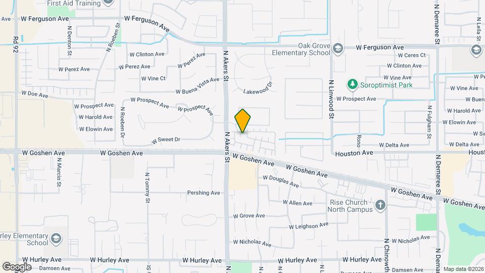 1534 N Oliveto Ct Map and Location Details