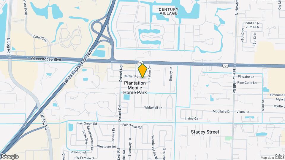 Plantation Mobile Home Park Map and Location Details