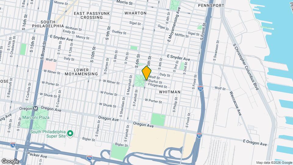 451 Fitzgerald St Map and Location Details