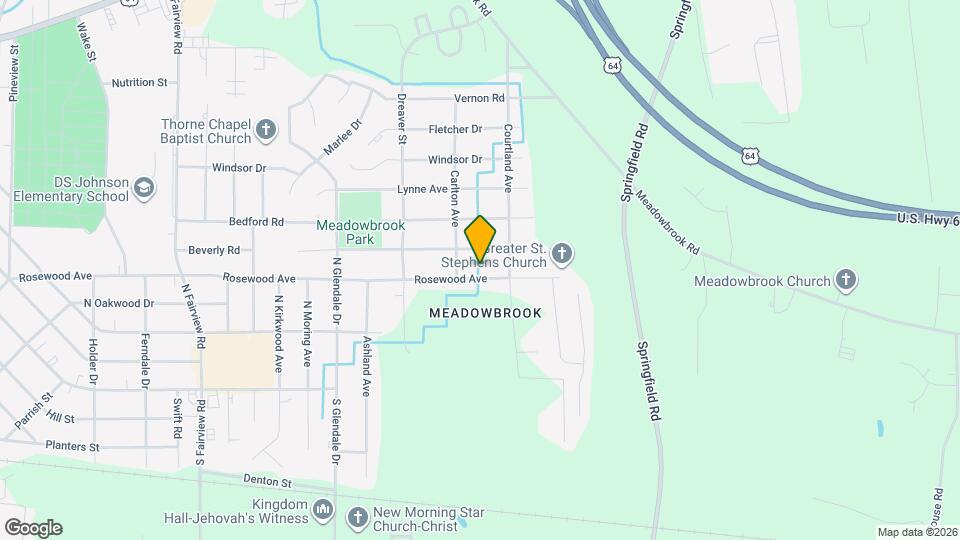 1912 Rosewood Ave Map and Location Details