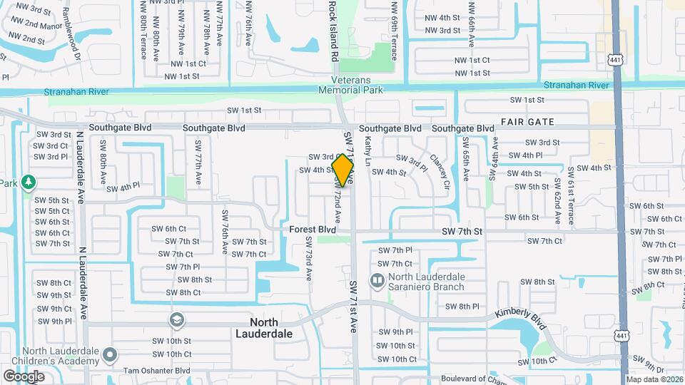 414 SW 72nd Ave, Unit 414 Mapa y Detalles de la Ubicación