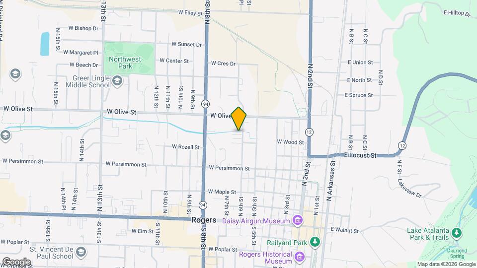 630 N 6th St Map and Location Details