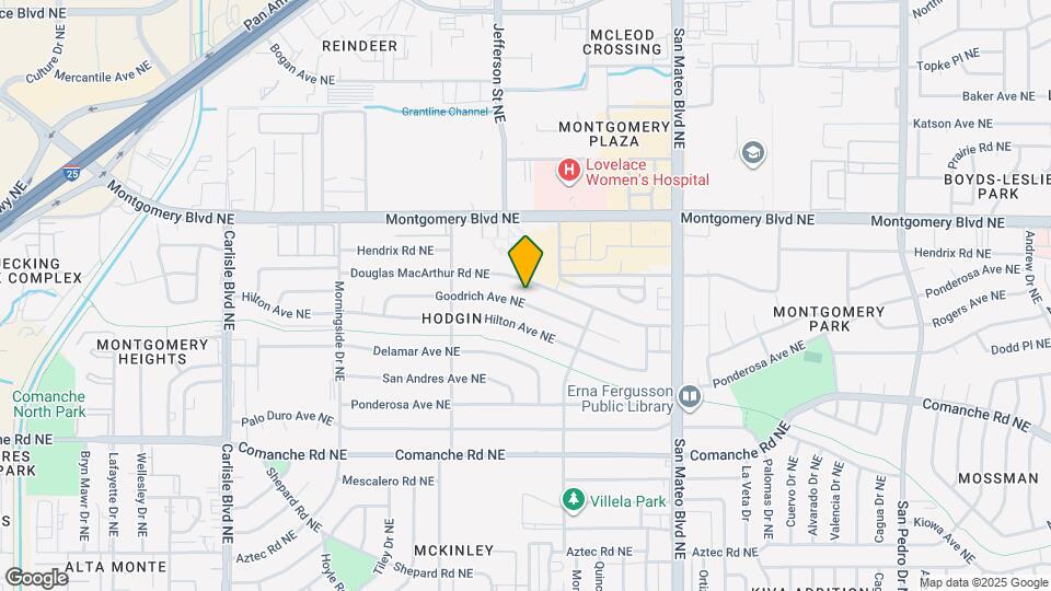 4601 Goodrich Ave NE Map and Location Details