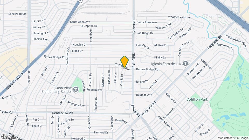 11220 Visalia Dr Map and Location Details