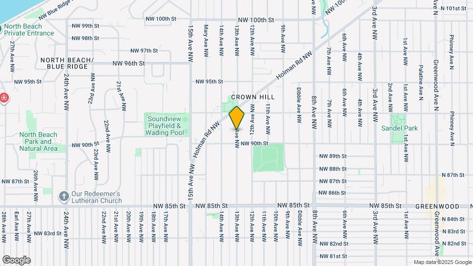 9019 13th Ave NW Map and Location Details