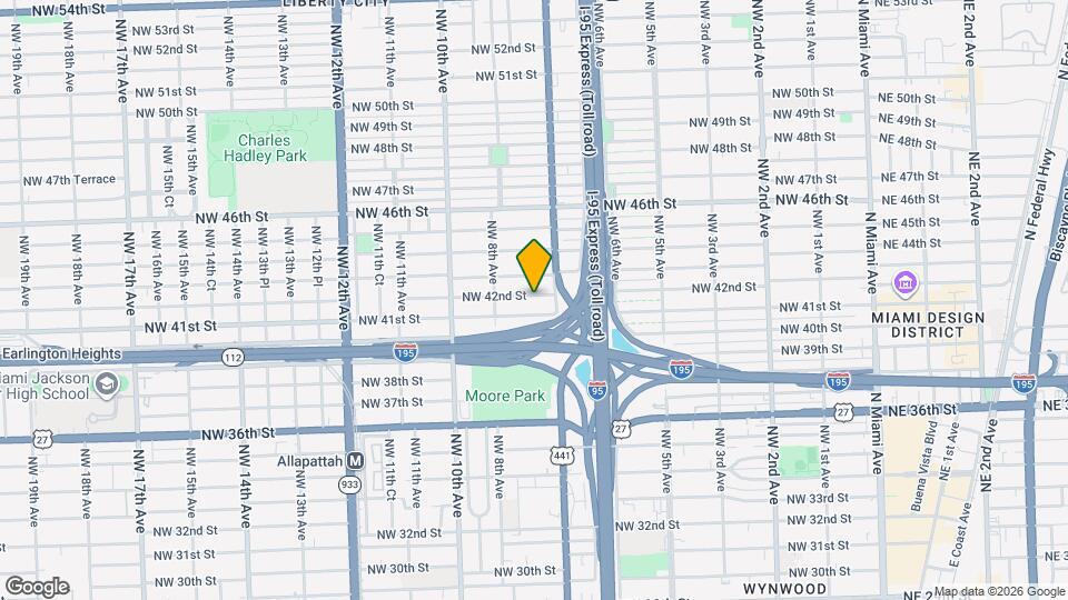 736 NW 42nd St Map and Location Details