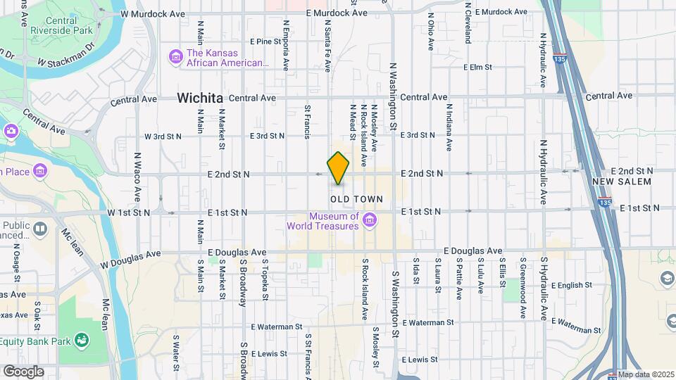 213 N Mead St Map and Location Details