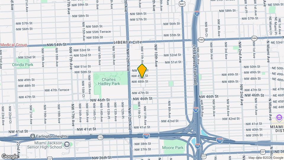 4802 NW 11th Ave Map and Location Details