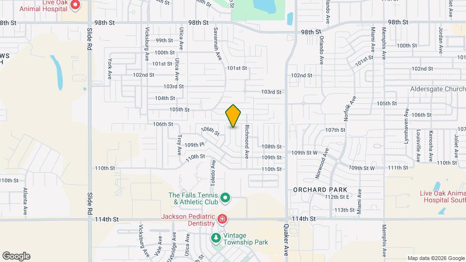 10606 Salem Ave Map and Location Details
