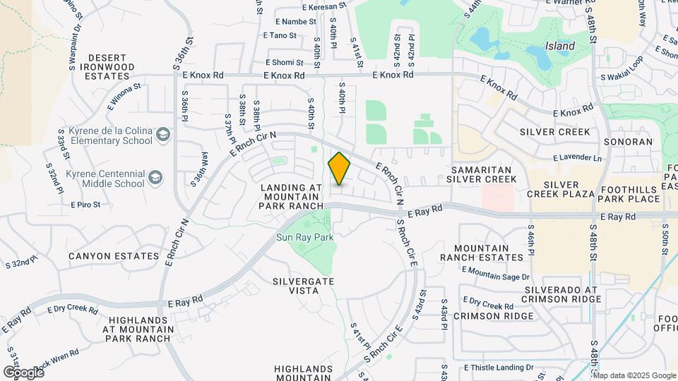13824 S 41st Way Map and Location Details