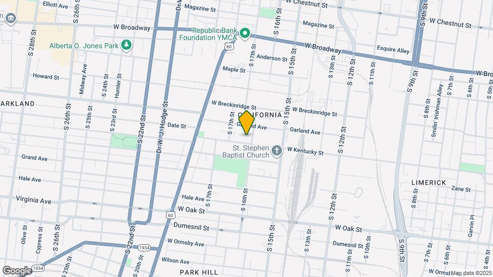 1611 W Kentucky St Map and Location Details