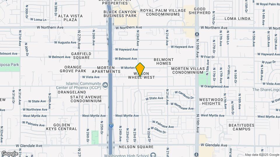 Vista 4-Plex Map and Location Details