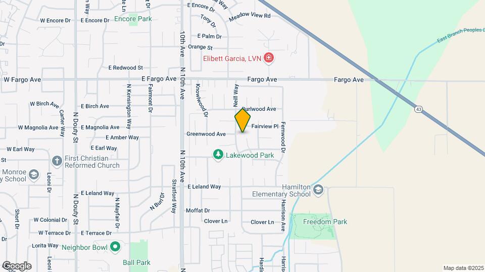 2250 Cottonwood Ct Map and Location Details