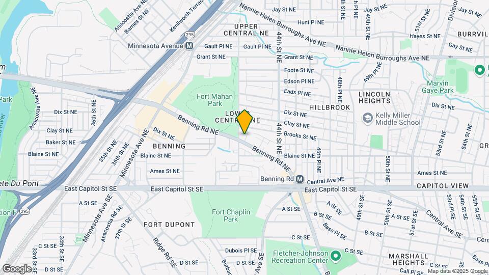 4208-4212 Benning Rd NE Map and Location Details