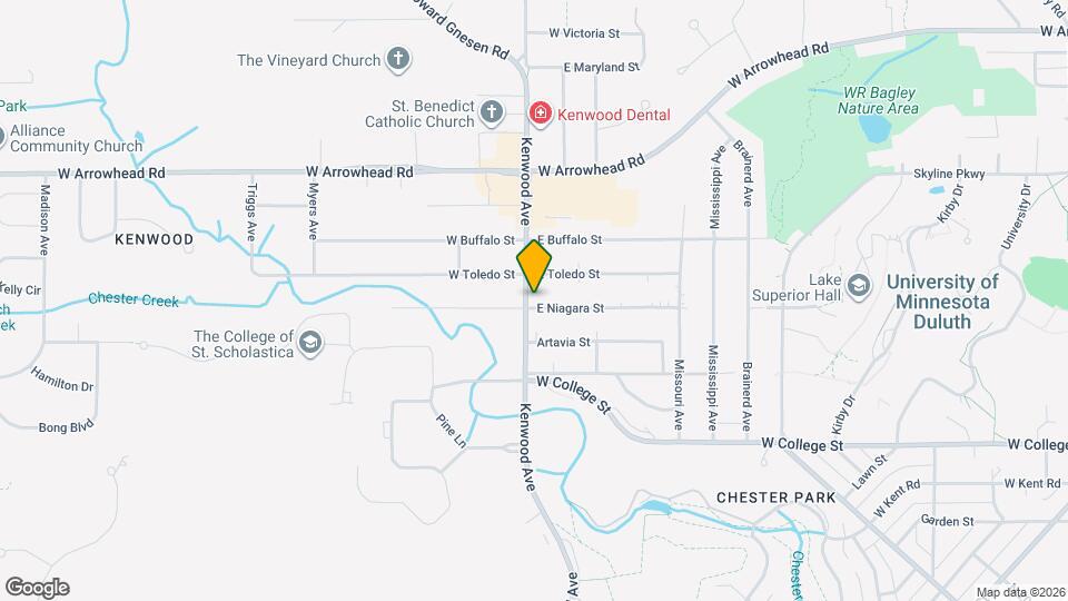 1204 Kenwood Ave Map and Location Details