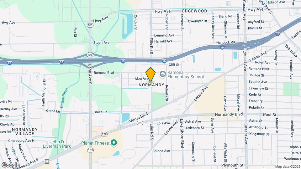 5607 Atlee Ave Map and Location Details