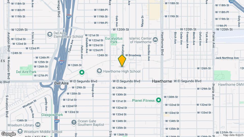 12603 Eucalyptus Ave Map and Location Details