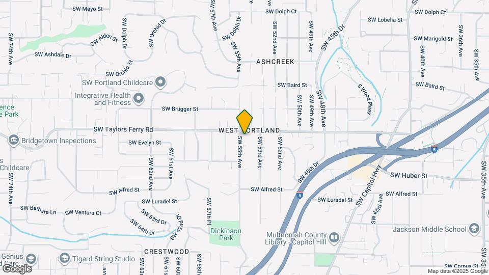 9810 SW 55th Ave Map and Location Details