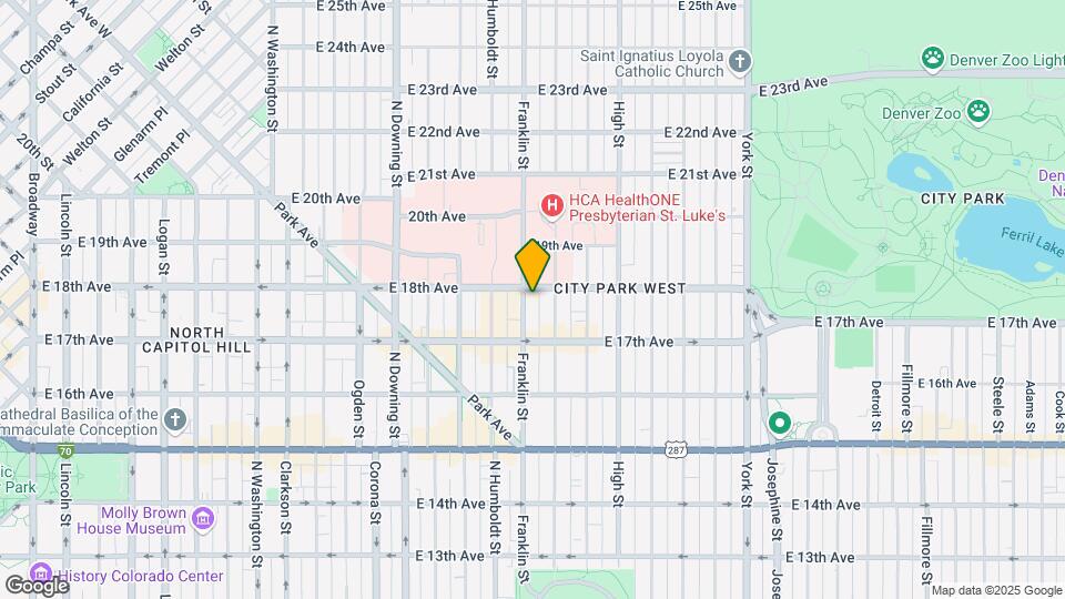1760 Franklin St Map and Location Details