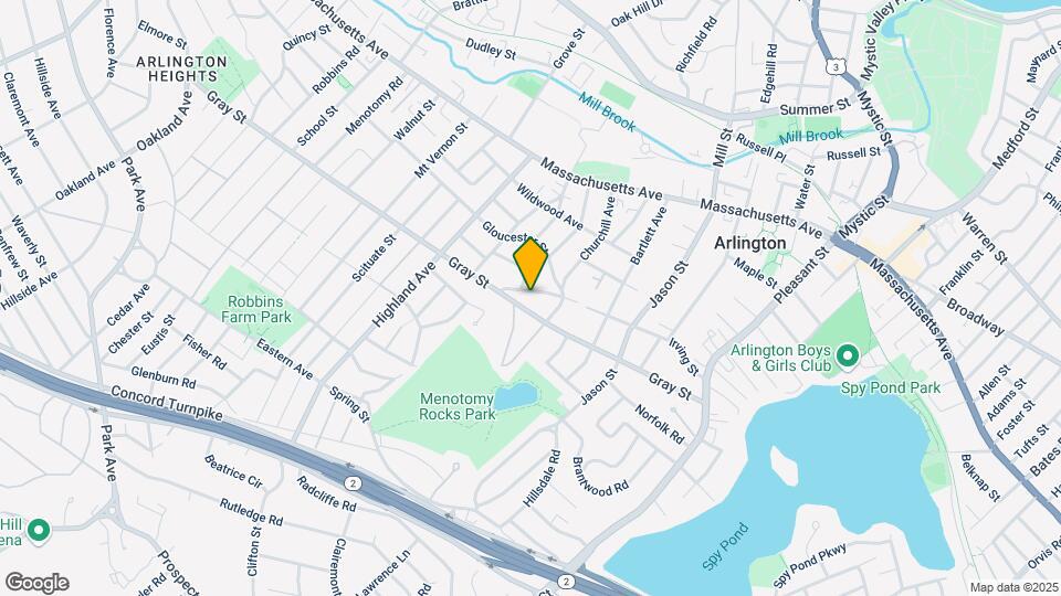 12 Endicott Rd Map and Location Details